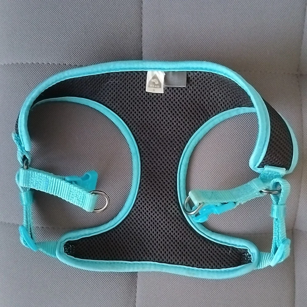 Black & Blue Dog Harness Size Small: S (Top Paw Mesh Comfort, Puppy, Pet, Chest)